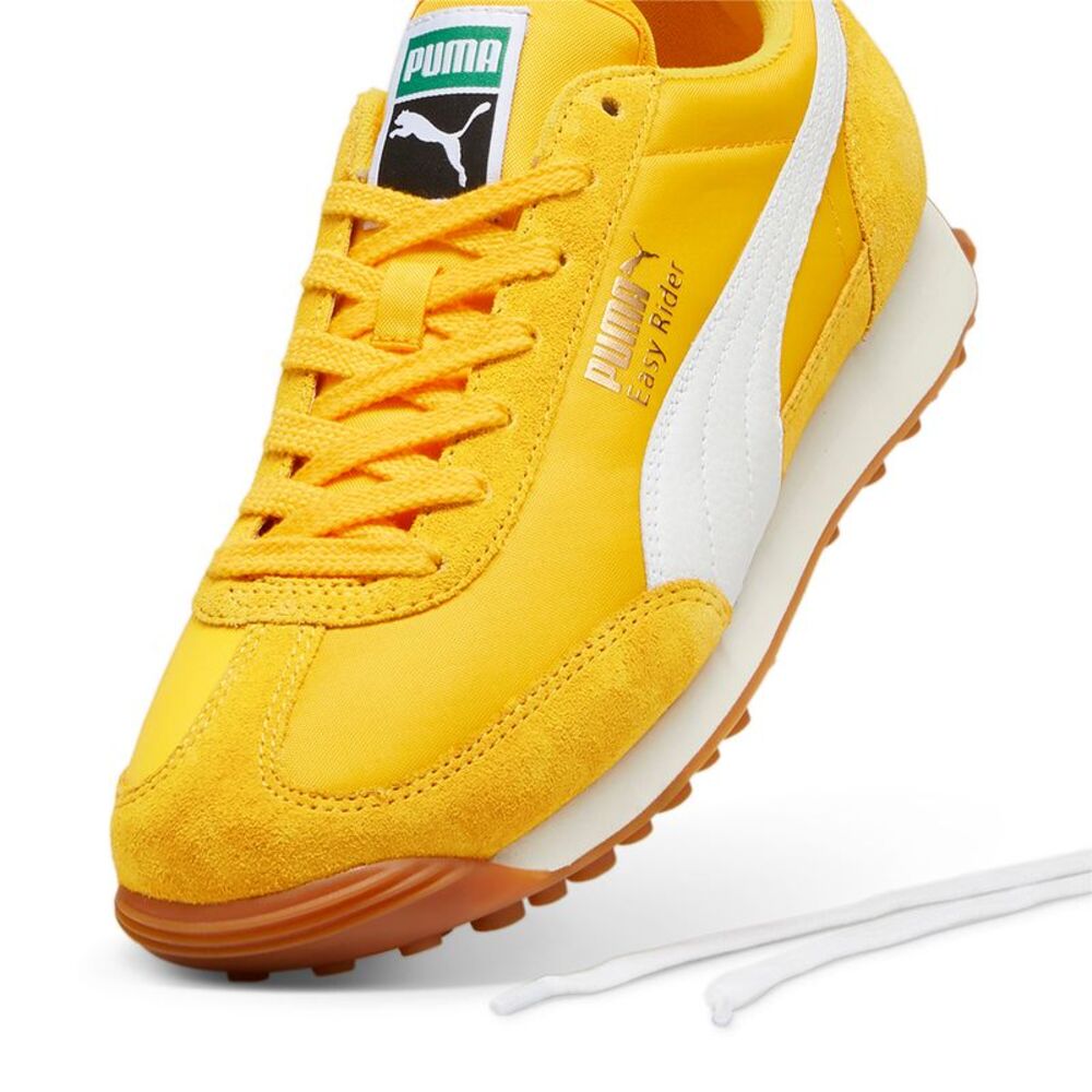 Puma Mens Easy Rider Vintage Yellow Shoes (NWT) - Picture 4 of 5